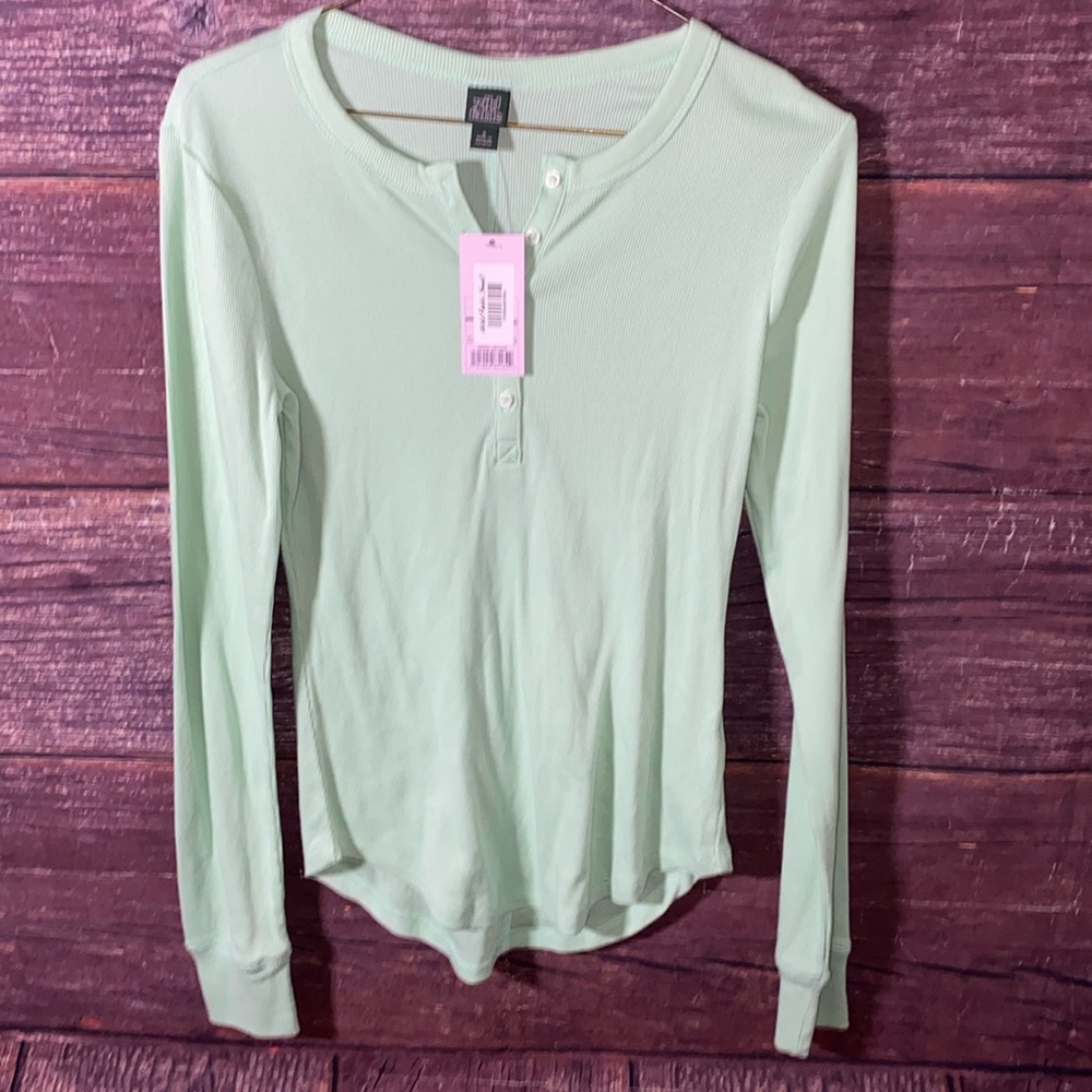 Wild Fable Ribbed Long Sleeve Shirt